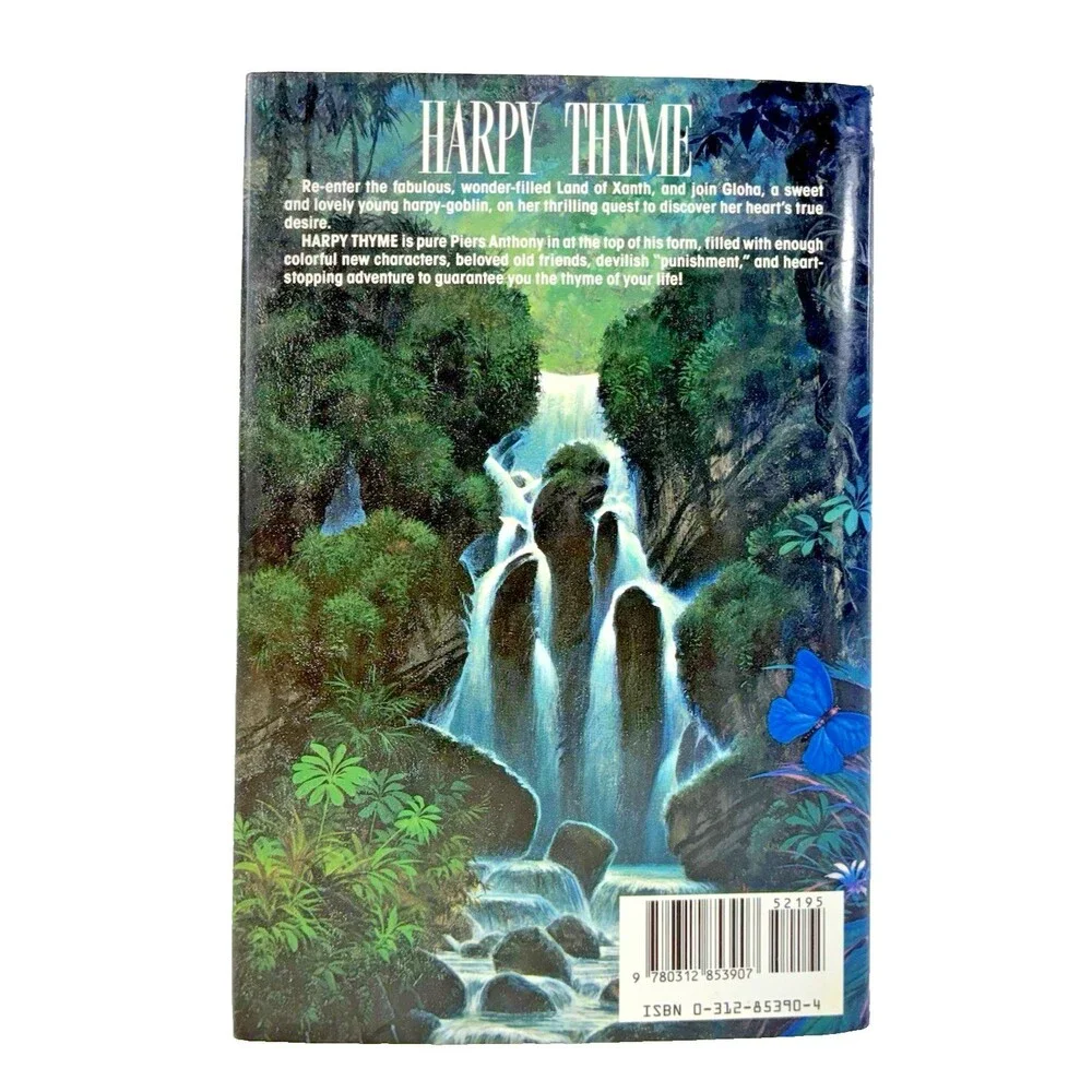 Harpy Thyme by Piers Anthony Vintage 1993 Tor First Edition Hardback